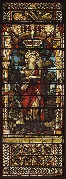 St. Cecilia, von Mayer und Co., Münchner Firma aktiv in Großbritannien, ca. 1885 von German School
